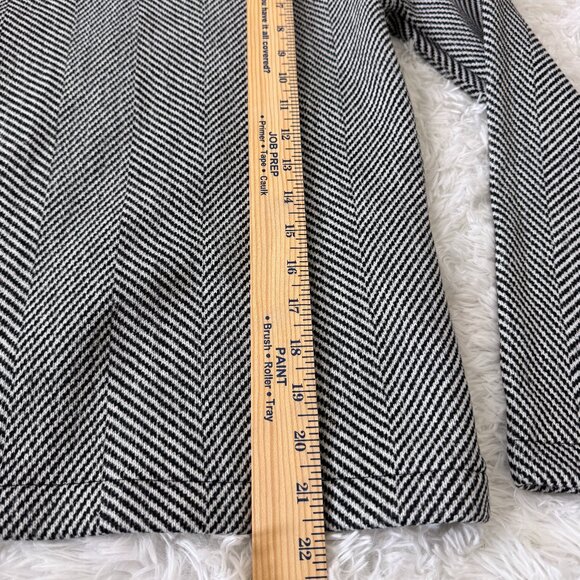 Like New J.Crew Long-sleeve Funnelneck Pullover Herringbone Size XS - Picture 10 of 11